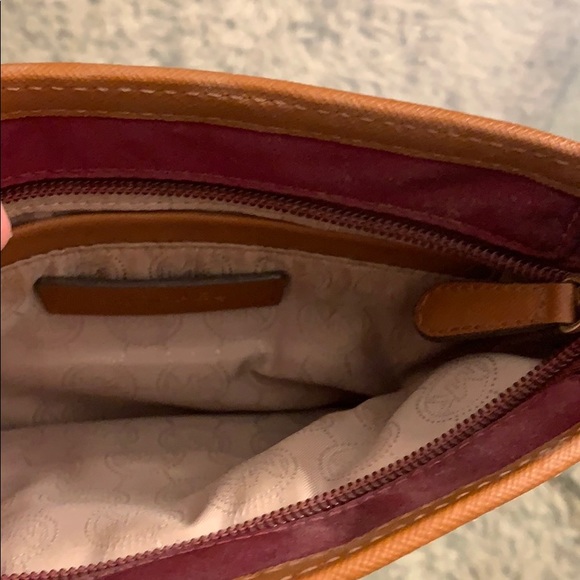 Michael Kors Kempton Crossbody Bag - Burgundy - Picture 6 of 7